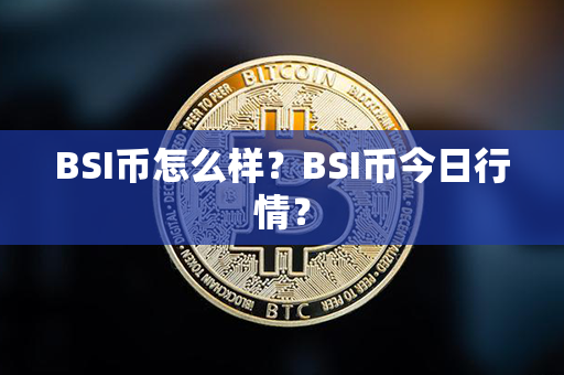 BSI币怎么样？BSI币今日行情？第1张-币资讯