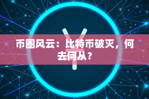 币圈风云：比特币破灭，何去何从？第1张-币资讯